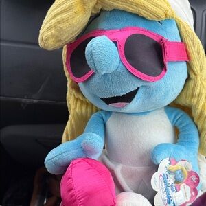 Smurfs Plush Toy with Pink Sunglasses
